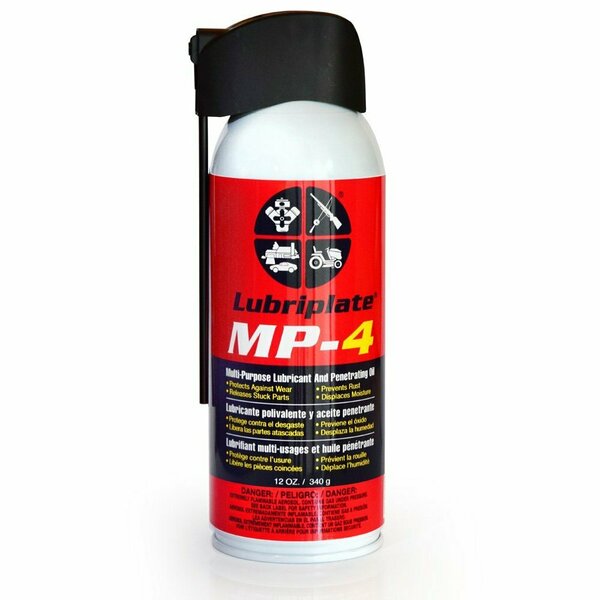 Lubriplate Wet starts, moisture displacement, rust preventative MP-4, 12oz bottles, 12PK L0722-063
